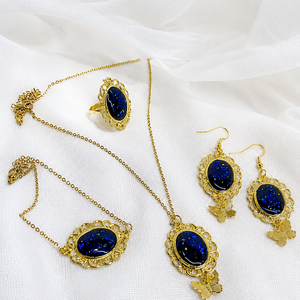 Set bijuterii cu piatra decorativa 02308 - Artynos.ro