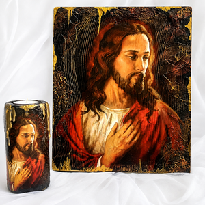 Icoana pe lemn ars 02340 - casă & stil de viață - accesorii religioase - icoane cu sfinți - Artynos.ro