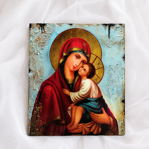 Icoana pe lemn ars 02342 - casă & stil de viață - accesorii religioase - icoane cu sfinți - Artynos.ro
