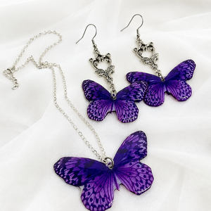 Set bijuterii Fluturi 02455 - bijuterii - seturi de bijuterii - Artynos.ro