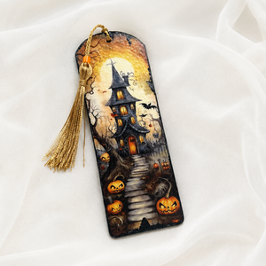 Semn carte Hallowenn 02463 - cărți și creații cu tematică muzicală, cadouri - semn de carte - Artynos.ro