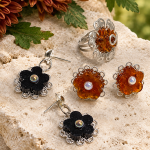 Set bijuterii delicat 02497 - bijuterii - seturi de bijuterii - Artynos.ro