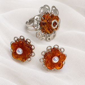 Set bijuterii delicat 02497 - bijuterii - seturi de bijuterii - Artynos.ro
