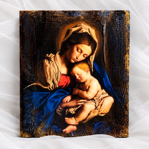 Icoana pe lemn ars 02554 - casă & stil de viață - accesorii religioase - binecuvântarea casei - Artynos.ro
