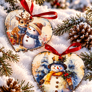 Set cadou de Crăciun 02586 - crăciun - decorațiuni de crăciun de casă - figurine pentru pomul de crăciun - Artynos.ro