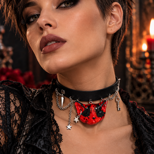 Colier-Chocker gothik 02614 - Artynos.ro