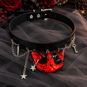 Colier-Chocker gothik 02614 - bijuterii - coliere - chockere - Artynos.ro