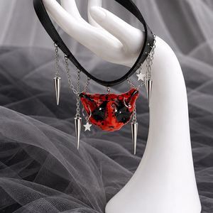 Colier-Chocker gothik 02614 - bijuterii - coliere - chockere - Artynos.ro