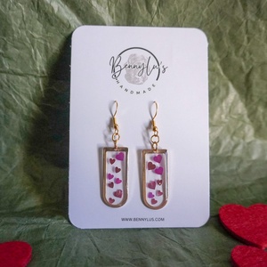 Cercei Handmade Lut Polimeric Hearts, Bijuterii, Cercei, Cercei agățați, Altele, Confecționarea bijuteriilor, ARTYNOS