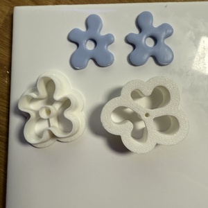Set 2 Cutter Decupator Forma lut polimeric floare coral - Artynos.ro