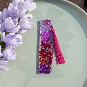 Semn de carte Handmade Rasina Flori Uscate Bookmark - P, Carti si creatii cu tematica muzicala, cadouri, Semn de carte, Altele, Confectionarea bijuteriilor, ARTYNOS