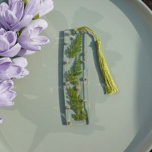 Semn de carte Handmade Rasina Flori Uscate Bookmark - Q, Carti si creatii cu tematica muzicala, cadouri, Semn de carte, Altele, Confectionarea bijuteriilor, ARTYNOS