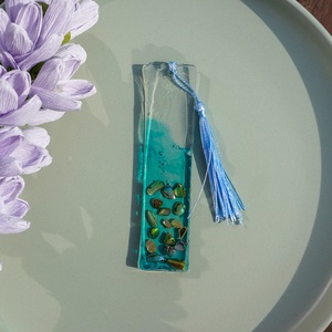 Semn de carte Handmade Rasina Flori Uscate Bookmark - R, Carti si creatii cu tematica muzicala, cadouri, Semn de carte, Altele, Confectionarea bijuteriilor, ARTYNOS