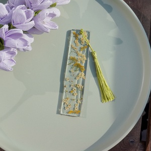 Semn de carte Handmade Rasina Flori Uscate Bookmark - S, Carti si creatii cu tematica muzicala, cadouri, Semn de carte, Altele, Confectionarea bijuteriilor, ARTYNOS