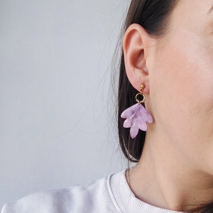 Cercei Lavanda Eleganti Handmade , Bijuterii, Cercei, Cercei din rasina, Confectionarea bijuteriilor, Altele, ARTYNOS