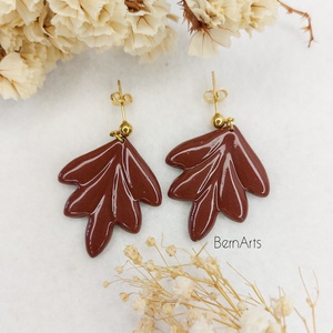 Cercei Hipoalergenici în Culori Neutre - bijuterii - cercei - cercei lungi - Artynos.ro