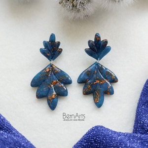 Cercei Dama Statement Albastri Eleganti , Bijuterii, Cercei, Cercei lungi, Confectionarea bijuteriilor, Altele, ARTYNOS