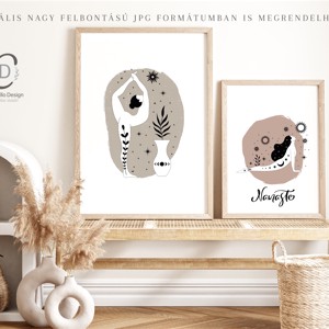Afiș de yoga, imagine motivațională de yoga, set de decorațiuni de perete pentru studioul de yoga 3 bucăți -  - Artynos.ro