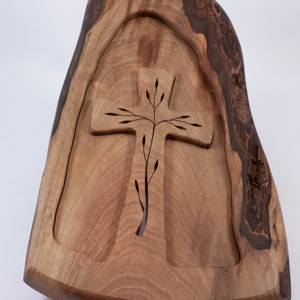 Decorare de perete cu model de cruce, cruce din lemn, cruce de perete -  - Artynos.ro