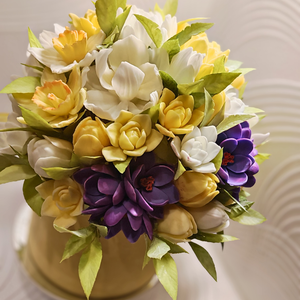 Aranjament de primavara din flori de sapun, Casa & Stil de viata, Decoratiuni de casa, Accesorii florale, Buchete de flori, Aranjament de flori, Fabricare de sapun, Aranjament floral din sapun, delicat si durabil.
Ideal pentru cadou sau decor, fara intretinere, cu..., ARTYNOS