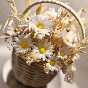 Coșuleț Câmp cu Margarete - casă & stil de viață - decorațiuni de casă - accesorii florale - flori în ghiveci - Artynos.ro