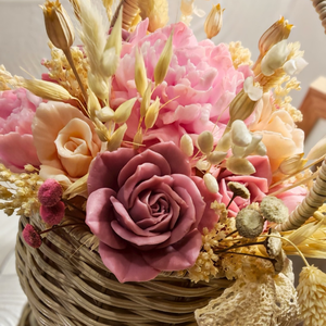 Coșuleț Romance - casă & stil de viață - decorațiuni de casă - accesorii florale - cutii cu flori - Artynos.ro