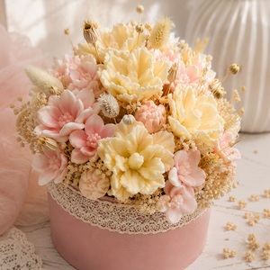 Cutie florală Blush - casă & stil de viață - decorațiuni de casă - accesorii florale - cutii cu flori - Artynos.ro