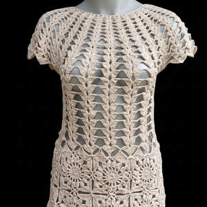 Bluza crosetata manual, Imbracaminte si moda, Haine dama, Bluze dama, , Bluza Unica Crosetata Manual Stil Boho Chic, gri deschis
Adaugati o nota de eleganta artistica si r..., ARTYNOS