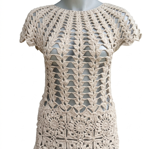 Bluza crosetata manual - îmbrăcăminte și modă - haine damă - bluze damă - Artynos.ro