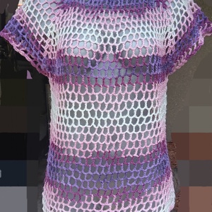 Bluza crosetata manual stil plasa - îmbrăcăminte și modă - haine damă - bluze damă - Artynos.ro