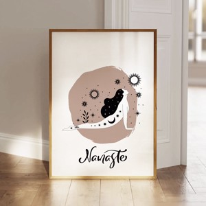 Afis de yoga, imagine motivationala de yoga, set de decoratiuni de perete pentru studioul de yoga 3 bucati, , , ARTYNOS
