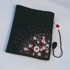 Crosetat si broderie carte capac set 100% microfibra acrilic fire carte capac + marcaj crosetat floare., , , ARTYNOS