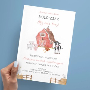 Știu deja ..., artă de perete cu animale de fermă, poster aniversar pentru copii -  - Artynos.ro