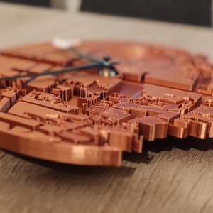 Ceas de perete Star Wars 3D din alamă -  - Artynos.ro