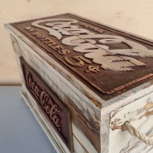  Coca Cola lada din lemn - casă & stil de viață - materiale de depozitare și sortare - ladă depozitare - Artynos.ro