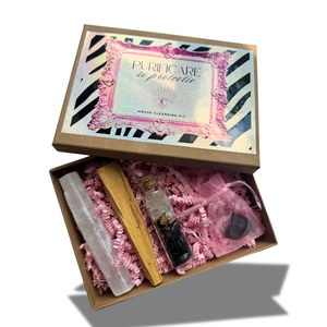 Kit / set purificare si protectie impotriva energiilor negative pentru locuinta - casă & stil de viață - accesorii pentru decorat casa - decorațiuni cu tematică spirituală - tămâie și suport tămâie - Artynos.ro
