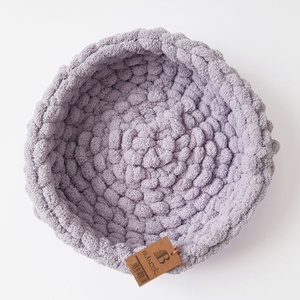 Culcus animale de companie gri deschis 40 cm (lucrat manual) - casă & stil de viață - accesorii pentru animale  - paturi și echipamente câini - pat câine, case - Artynos.ro