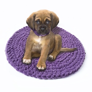 Covoras animale de companie lila 60 cm (lucrat manual) - casă & stil de viață - accesorii pentru animale  - paturi și echipamente câini - pat câine, case - Artynos.ro