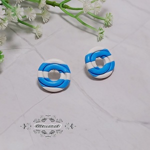 Cercei studs, Bijuterii, Cercei, Cercei cu figurine, Confectionarea bijuteriilor, Lucrare cu argila, ARTYNOS