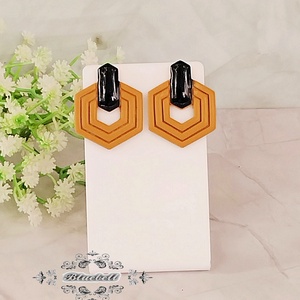 Cercei studs cu rășină - bijuterii - cercei - cercei din rășină - Artynos.ro