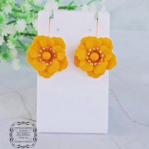 Cercei cu flori - bijuterii - cercei - cercei lungi - Artynos.ro