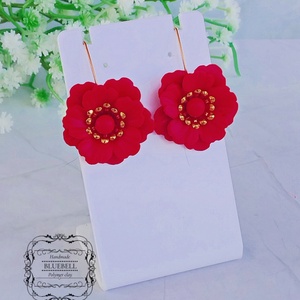 Cercei cu flori - bijuterii - cercei lungi - Artynos.ro Cercei cu flori - bijuterii - cercei lungi - Artynos.ro