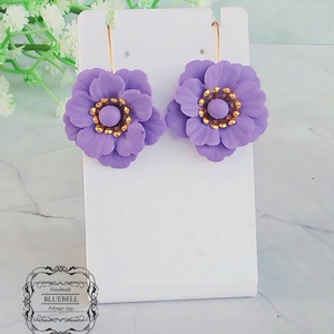 Cercei cu flori, Bijuterii, Cercei, Cercei lungi, Confectionarea bijuteriilor, Lucrare cu argila, ARTYNOS