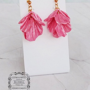 Cercei cu petale sidefate - bijuterii - cercei - cercei lungi - Artynos.ro