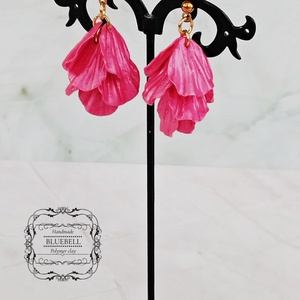 Cercei cu petale sidefate - bijuterii - cercei - cercei lungi - Artynos.ro