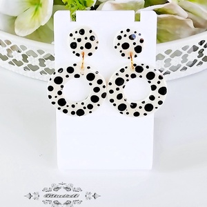 Cercei cu buline, Bijuterii, Cercei din rasina, Confectionarea bijuteriilor, Lucrare cu argila, ARTYNOS