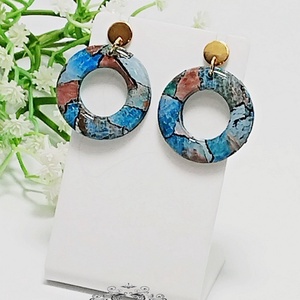 Cercei cu rășină - bijuterii - cercei - cercei din rășină - Artynos.ro