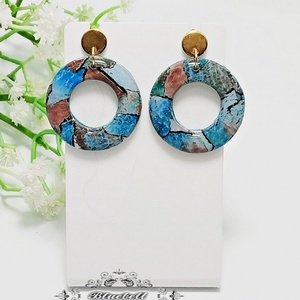 Cercei cu rășină - bijuterii - cercei - cercei din rășină - Artynos.ro