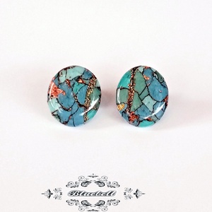 Cercei studs cu rasina - Artynos.ro