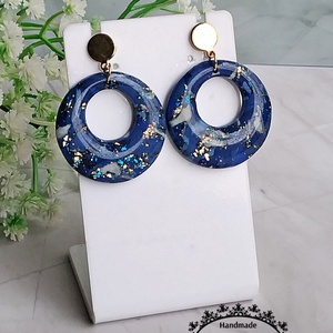 Cercei rotunzi cu rasina - Artynos.ro